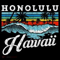 Waves Beach Honolulu Hawaiian Summer Surfing Retro Hawaii Coffee Mug thumb 5