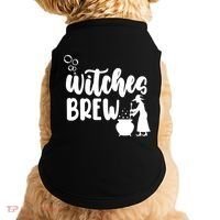Witches Brew Halloween Witch Doggie Tank thumb 0