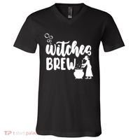 Witches Brew Halloween Witch V-Neck T-Shirt thumb 0