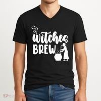 Witches Brew Halloween Witch V-Neck T-Shirt thumb 2