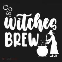 Witches Brew Halloween Witch V-Neck T-Shirt thumb 3