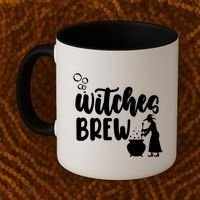 Witches Brew Halloween Witch Coffee Mug thumb 2
