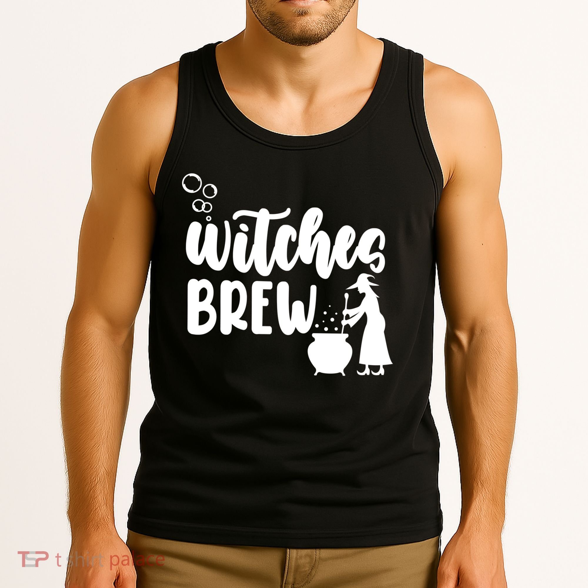 Witches Brew Halloween Witch Tank Top