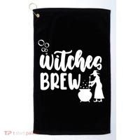 Witches Brew Halloween Witch Golf Towel thumb 0