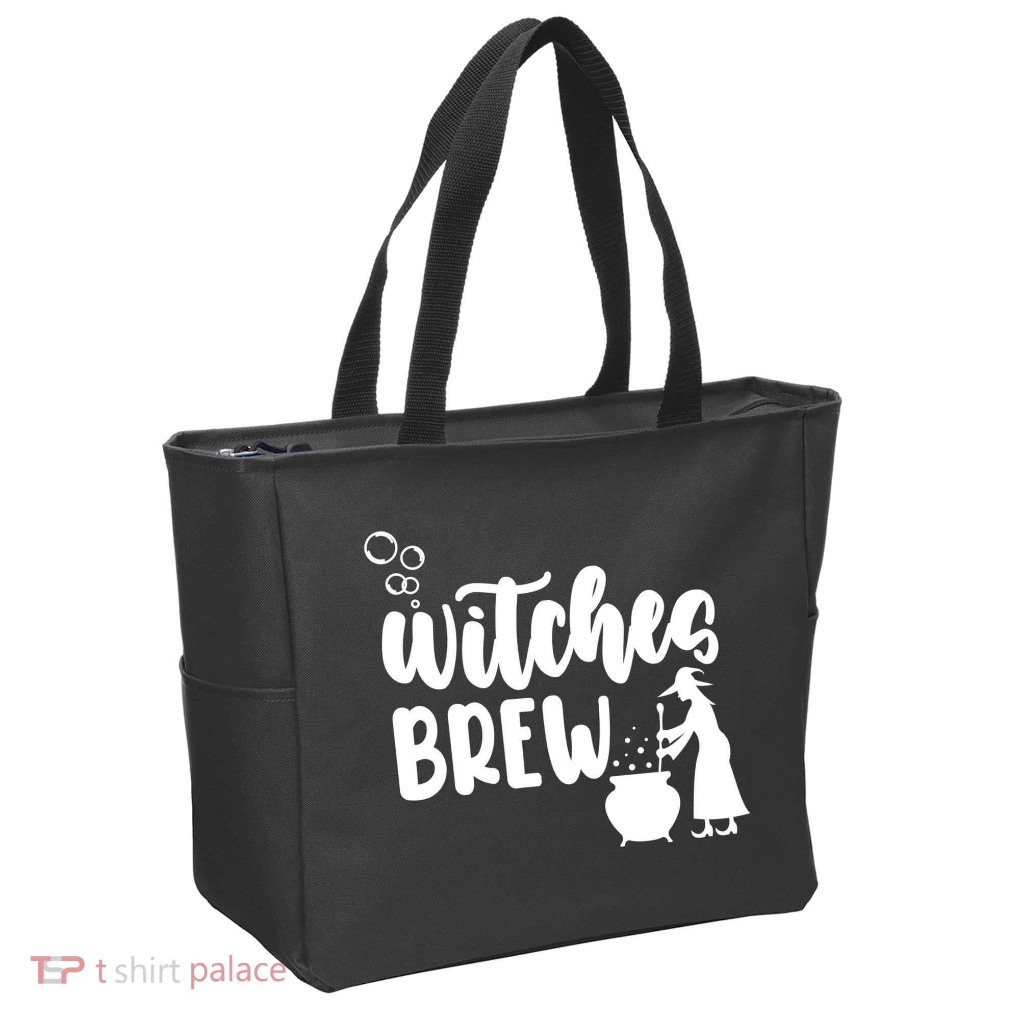 Witches Brew Halloween Witch Tote Bag