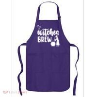 Witches Brew Halloween Witch Apron thumb 0