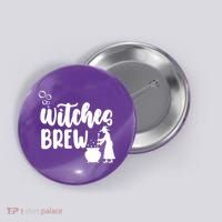 Witches Brew Halloween Witch Button thumb 0