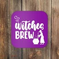 Witches Brew Halloween Witch Coaster thumb 0