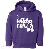 Witches Brew Halloween Witch Toddler Hoodie thumb 0