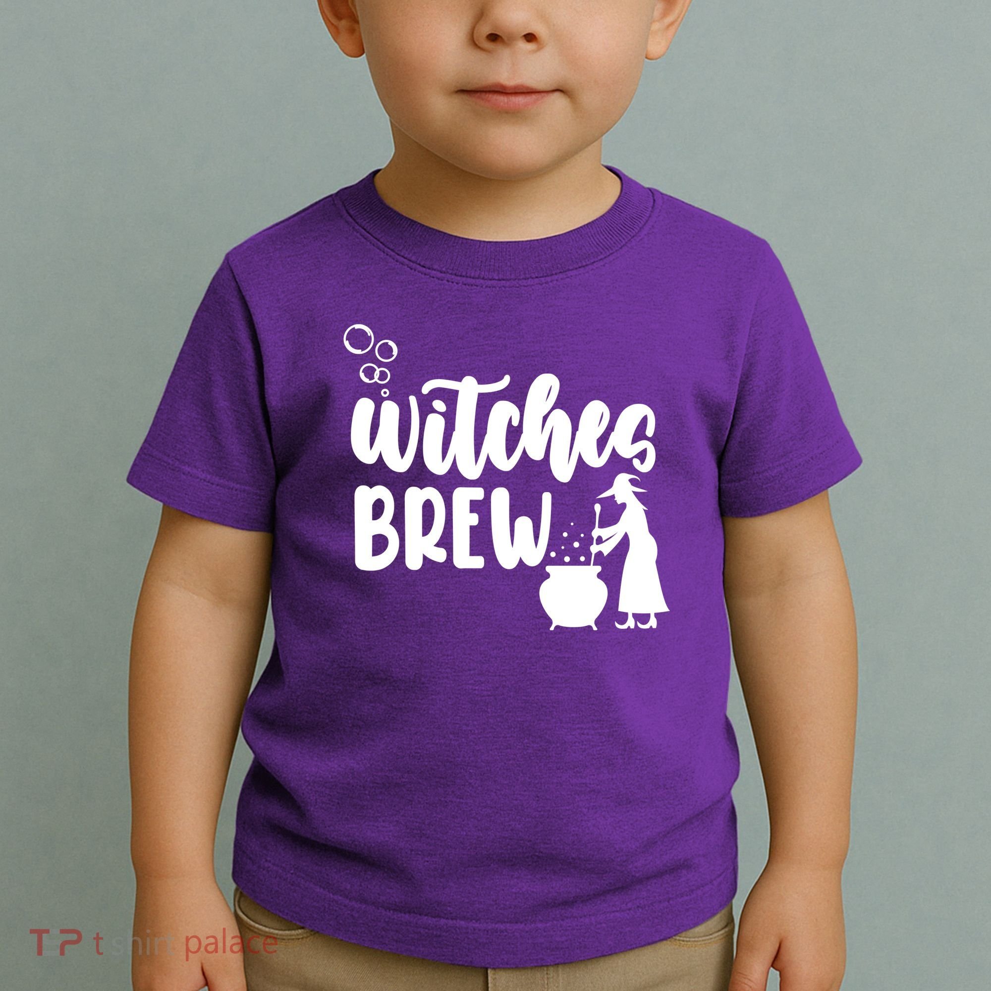 Witches Brew Halloween Witch Toddler T-Shirt