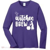 Witches Brew Halloween Witch Women's Long Sleeve Shirt thumb 0