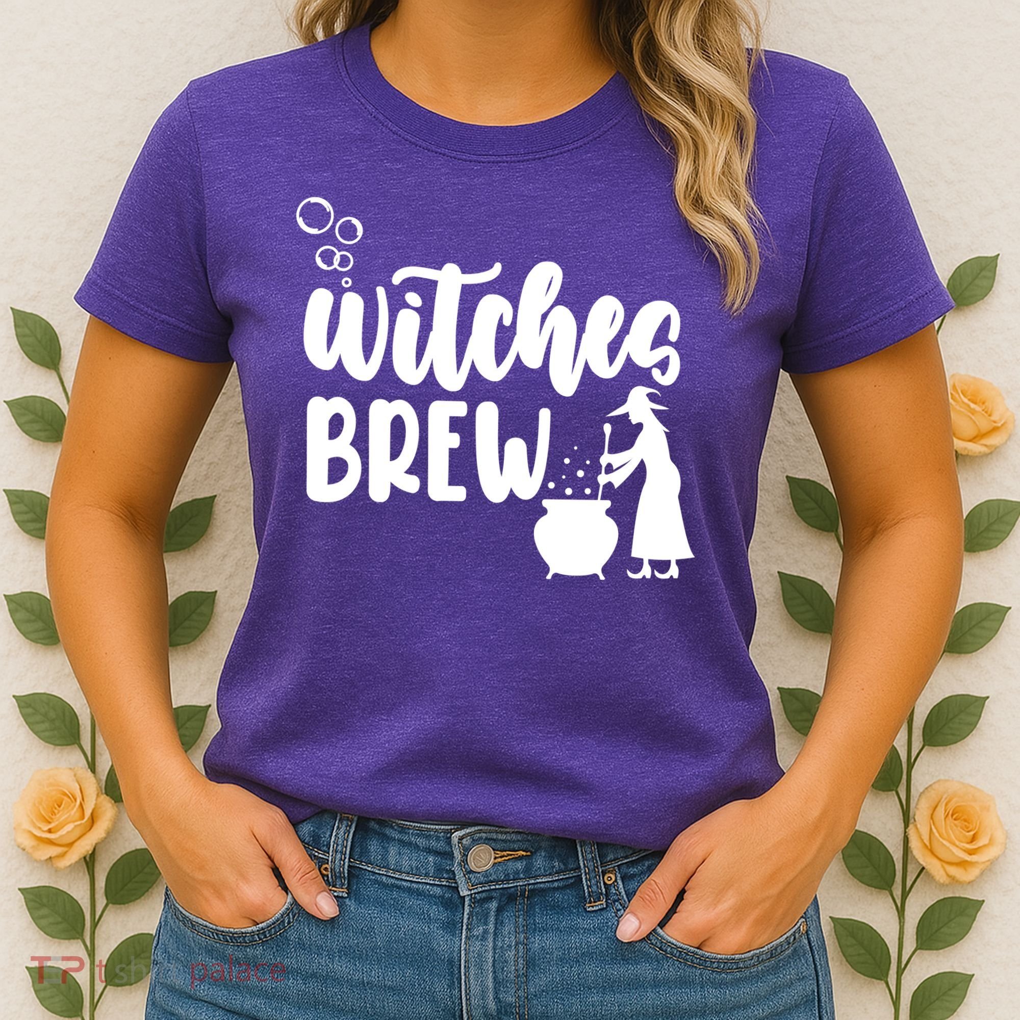 Witches Brew Halloween Witch Women's T-Shirt