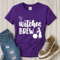 Witches Brew Halloween Witch Women's T-Shirt thumb 3