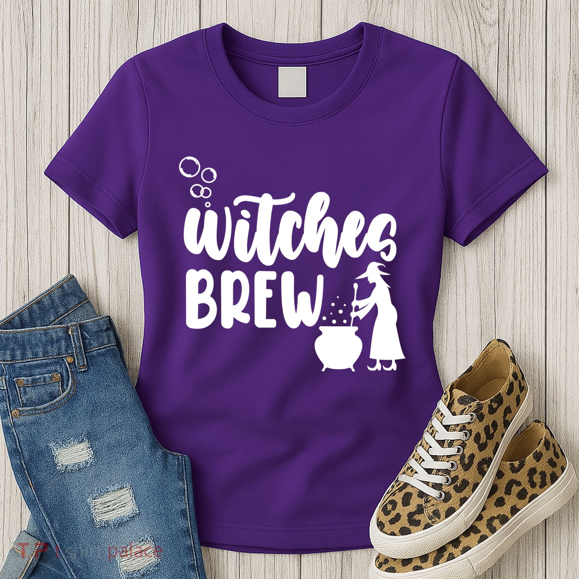 Witches Brew Halloween Witch Women's T-Shirt