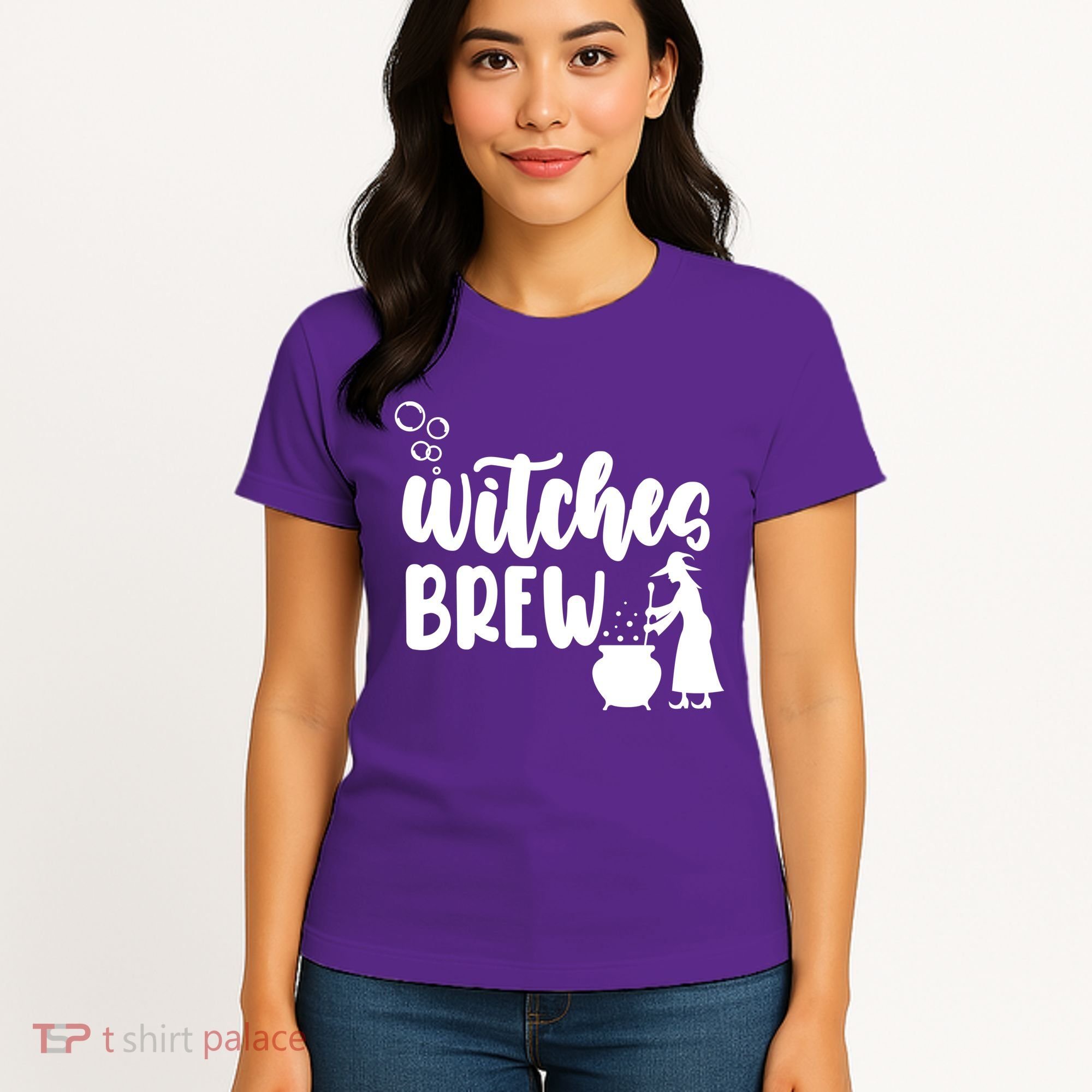 Witches Brew Halloween Witch Women's T-Shirt