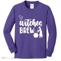 Witches Brew Halloween Witch Kids Long Sleeve Shirt thumb 0