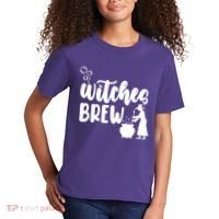 Witches Brew Halloween Witch Kids T-Shirt thumb 2