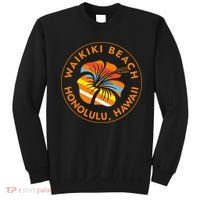 Waikiki Beach Honolulu Hawaii Islands Usa Vacation Trip Sweatshirt thumb 0