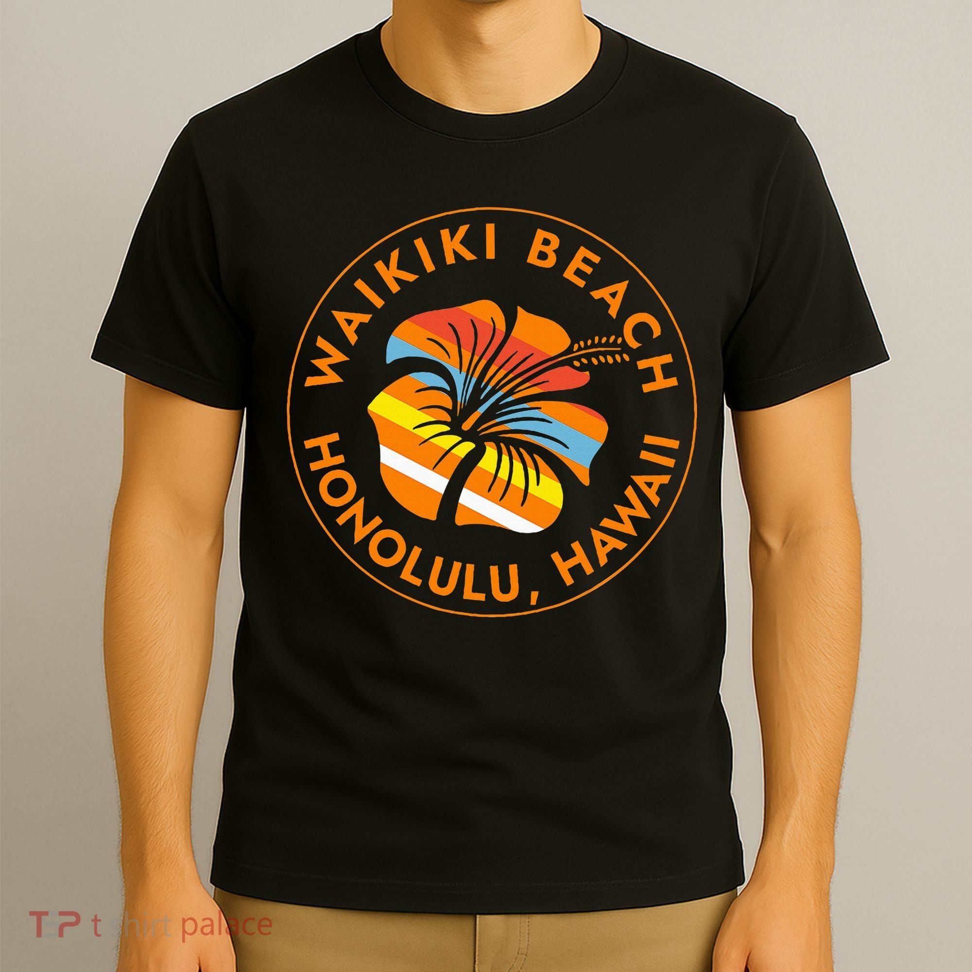Waikiki Beach Honolulu Hawaii Islands Usa Vacation Trip T-Shirt