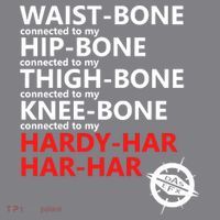 Waist Bones Hip Bones Thigh Bones Knee Bones Hardy Har Har Har Women's Hoodie thumb 2