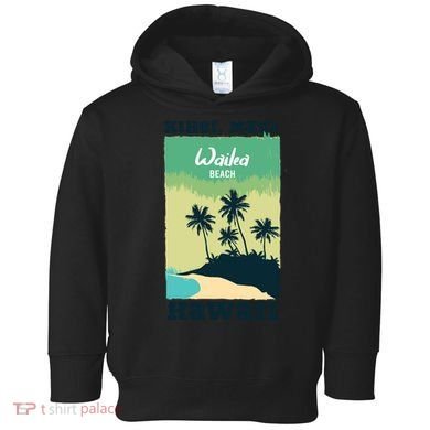 Wailea Beach Hawaii Toddler Hoodie