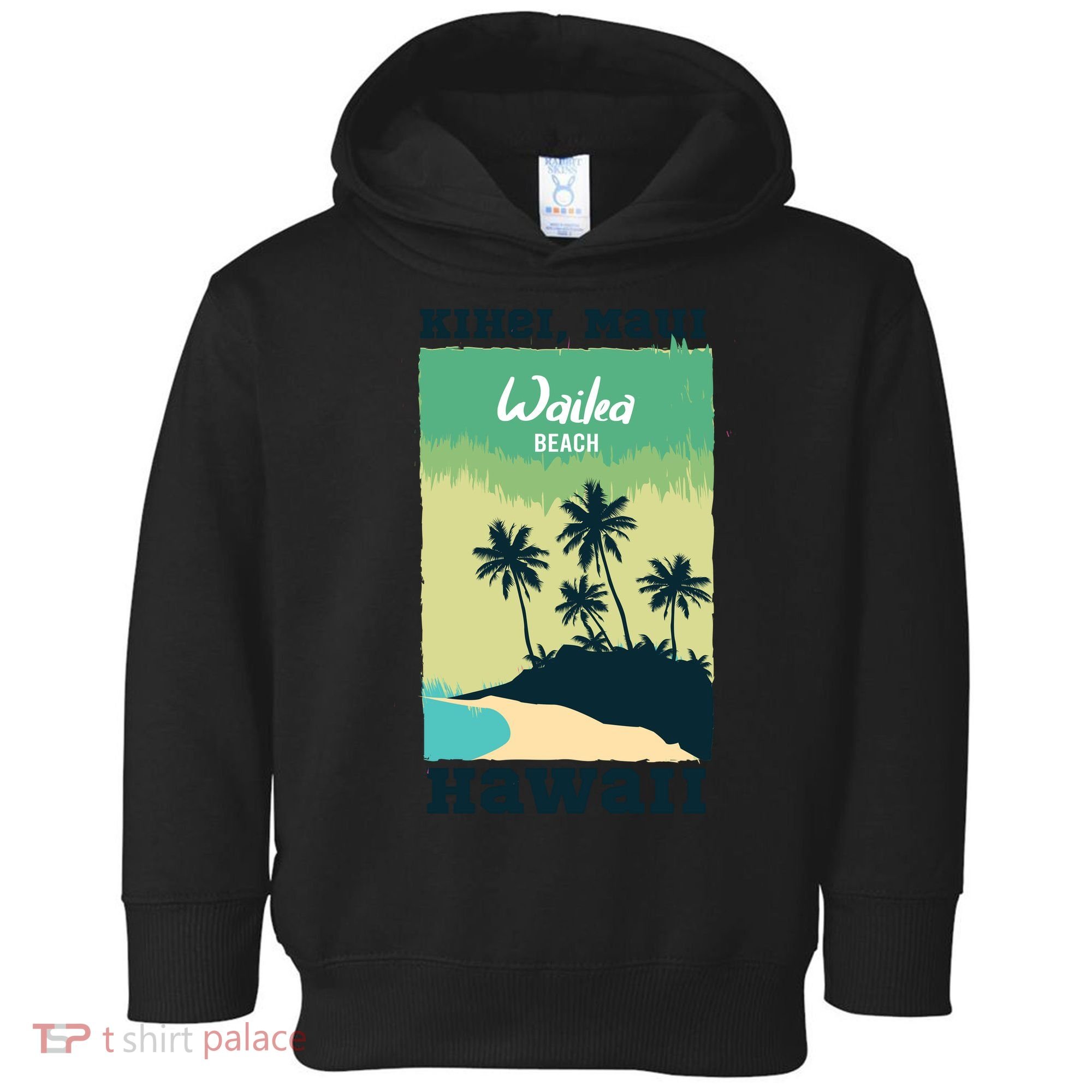 Wailea Beach Hawaii Toddler Hoodie