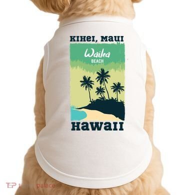 Wailea Beach Hawaii Doggie Tank