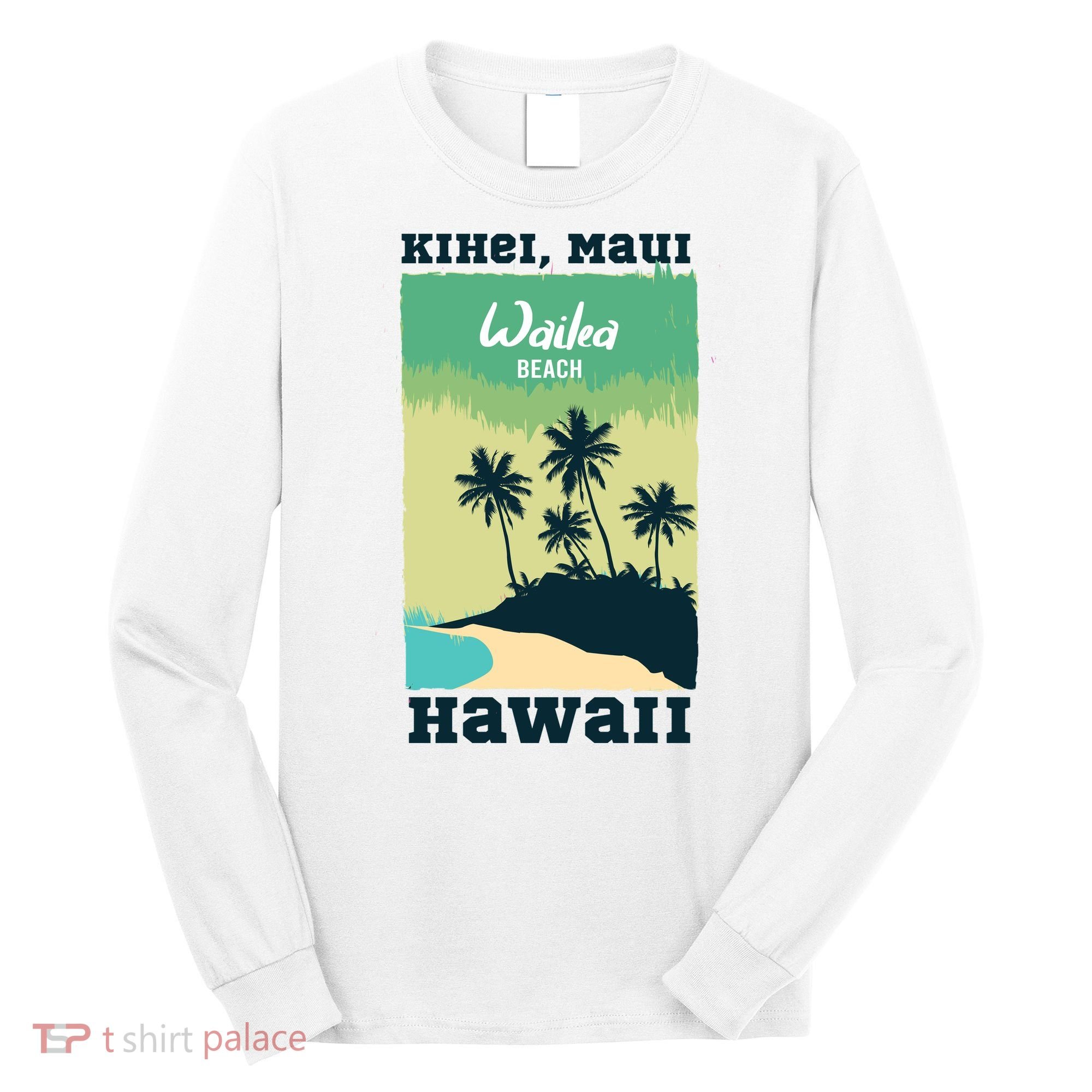 Wailea Beach Hawaii Long Sleeve Shirt