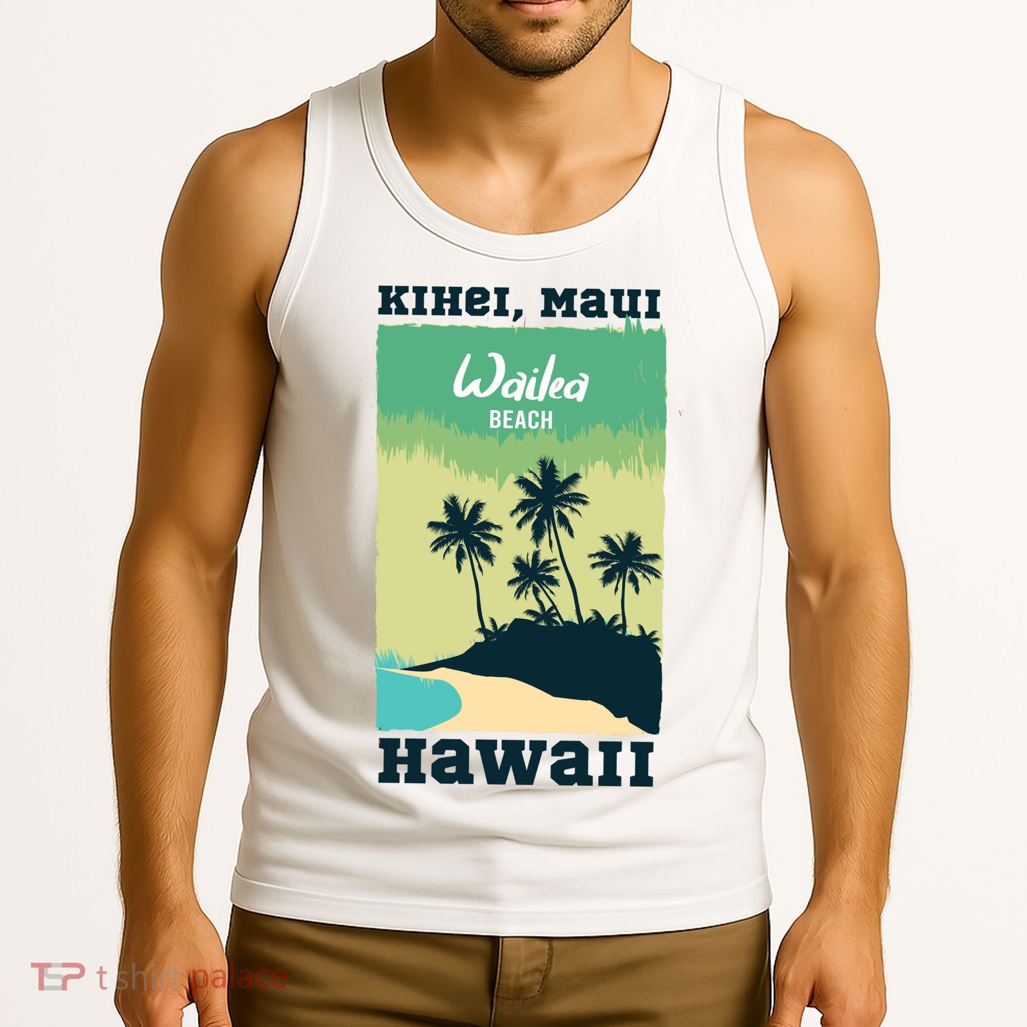 Wailea Beach Hawaii Tank Top