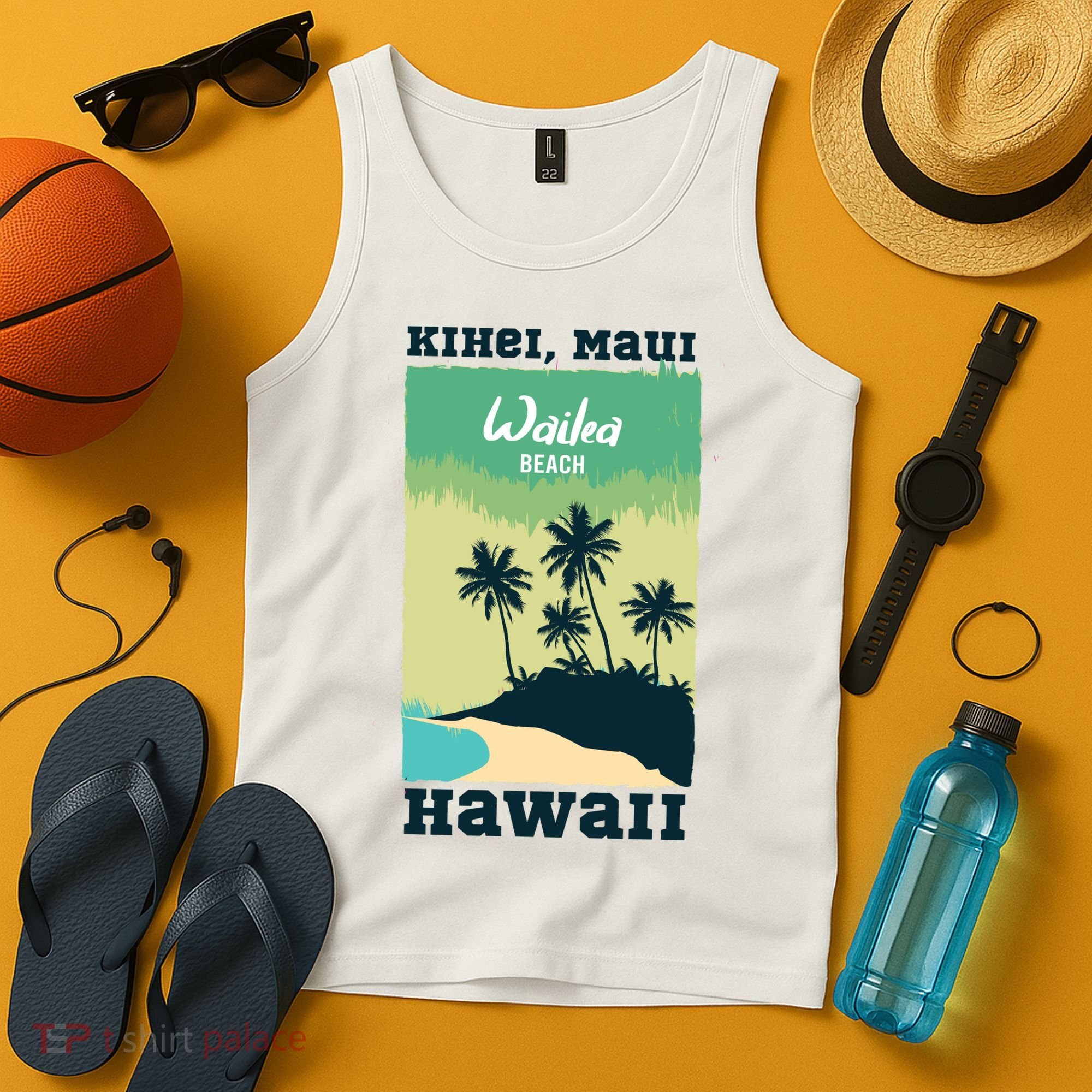 Wailea Beach Hawaii Tank Top