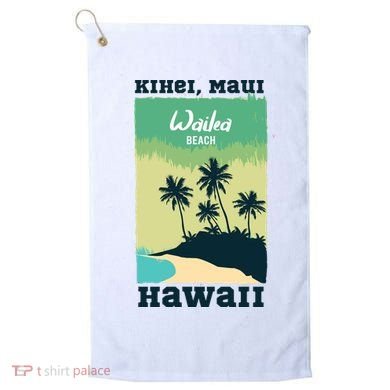 Wailea Beach Hawaii Golf Towel
