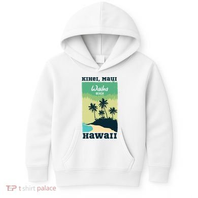 Wailea Beach Hawaii Kids Hoodie