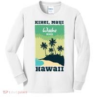 Wailea Beach Hawaii Kids Long Sleeve Shirt thumb 0
