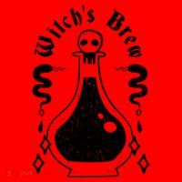 Witch's Brew Halloween Santa Hat thumb 1