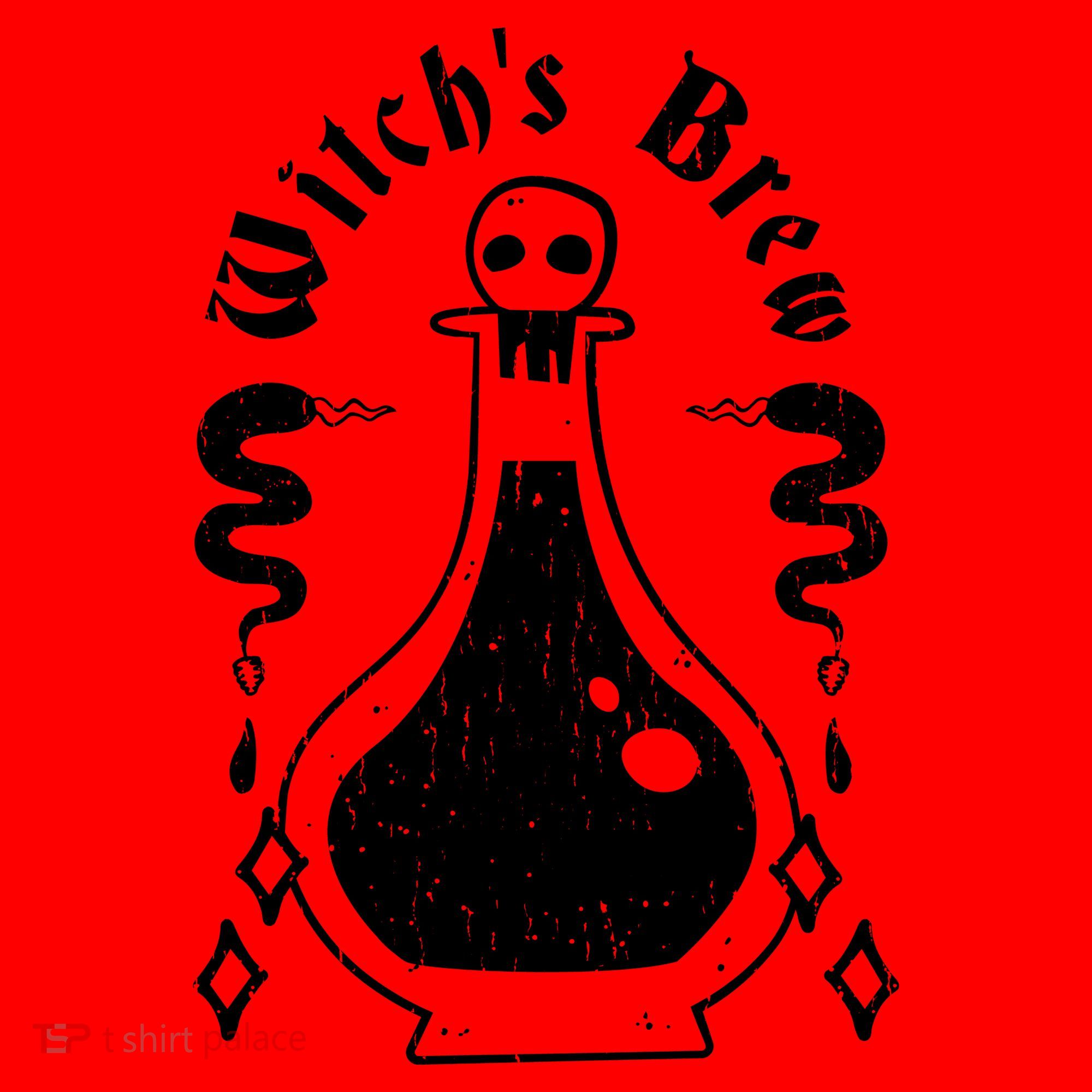 Witch's Brew Halloween Santa Hat