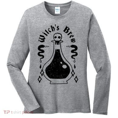 Witch's Brew Halloween Women's Long Sleeve Shirt