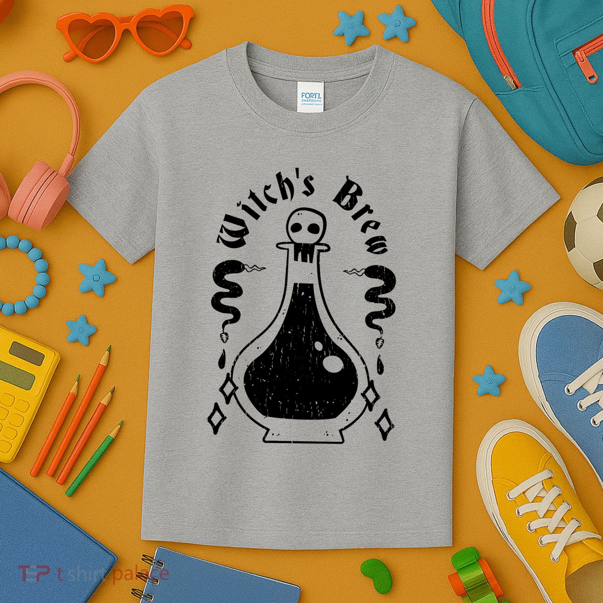 Witch's Brew Halloween Kids T-Shirt