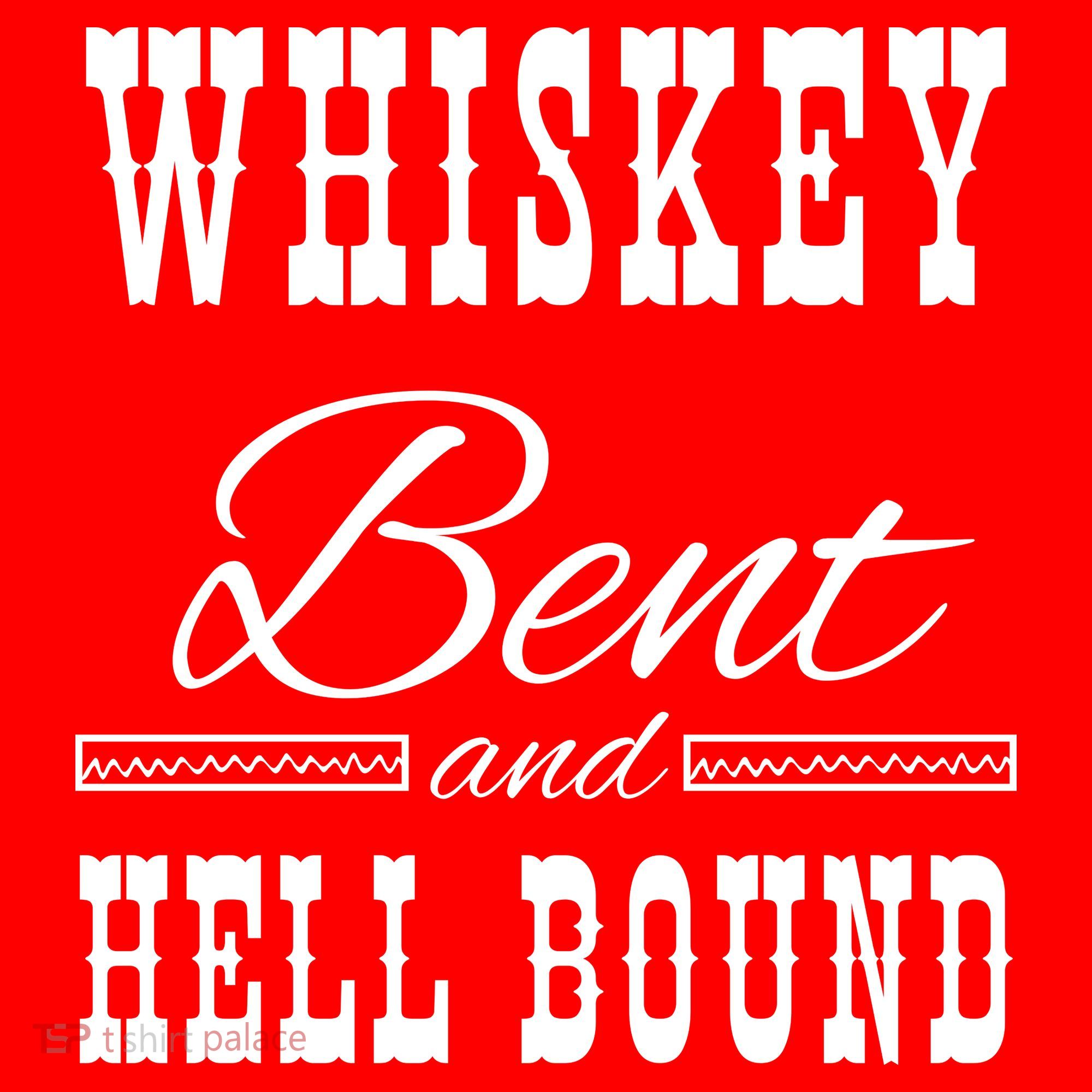 Whiskey Bent Hellbound Santa Hat