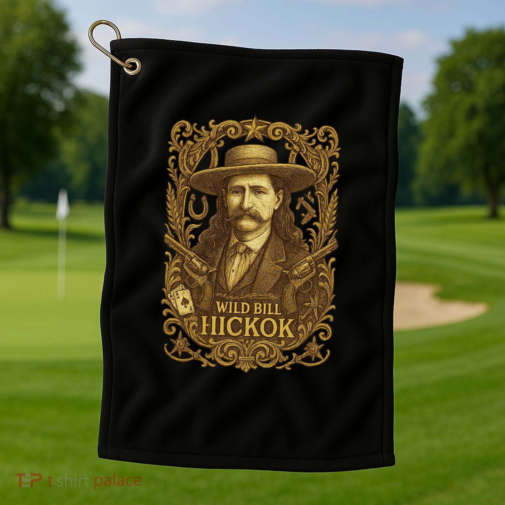 Wild Bill Hickok Golf Towel