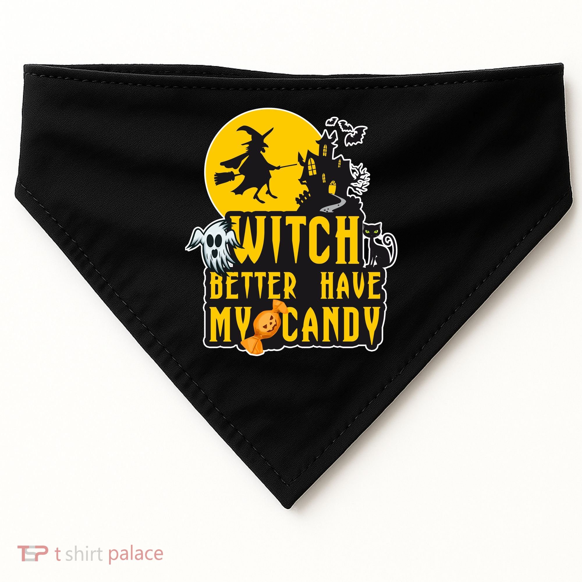 Witch Better Have My Candy Halloween Meaningful Gift USA-Made Doggie Bandana
