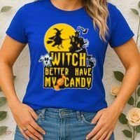 Witch Better Have My Candy Halloween Meaningful Gift Women's T-Shirt thumb 2