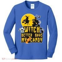 Witch Better Have My Candy Halloween Meaningful Gift Kids Long Sleeve Shirt thumb 0