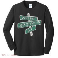 Where Brooklyn Is Kids Long Sleeve Shirt thumb 0
