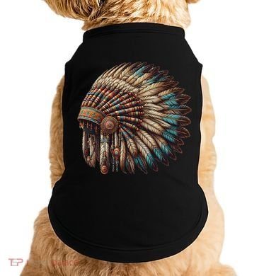 War Bonnet Indian Native American Chief Doggie Tank