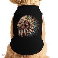 War Bonnet Indian Native American Chief Doggie Tank thumb 0