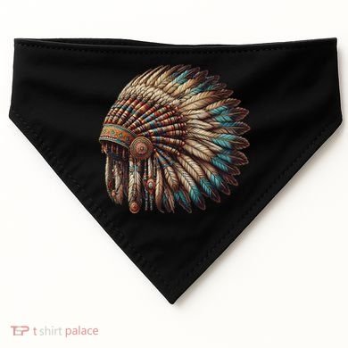 War Bonnet Indian Native American Chief USA-Made Doggie Bandana