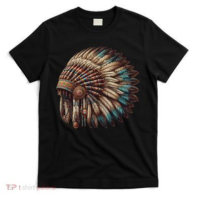 War Bonnet Indian Native American Chief T-Shirt