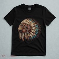 War Bonnet Indian Native American Chief T-Shirt thumb 5