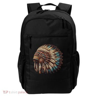 War Bonnet Indian Native American Chief Backpack