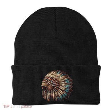 War Bonnet Indian Native American Chief Beanie